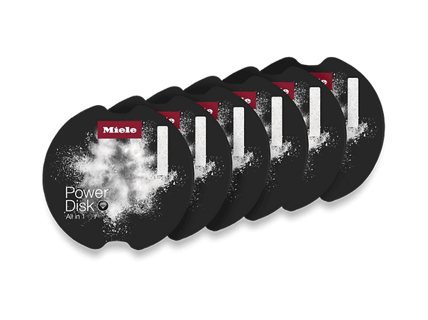 Pastillas para lavavajillas  - Miele GS SETD6, Detergente Para Lavavajillas con AutoDos, Para aprox. 1 mes (20 lavados/disco), Blanco