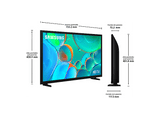 TV LED 32 - Samsung TU32H5005FKXXC, HD, Hyper Real, Smart TV, Negro