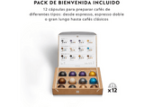 Cafetera de cápsulas - De'Longhi ENV90.B Vertuo Pop + Travel Mug para cápsulas Nespresso Vertuo, 2.6 bar, 0.56 L, 1.250 W, Bluetooth, Wi-Fi, Negro