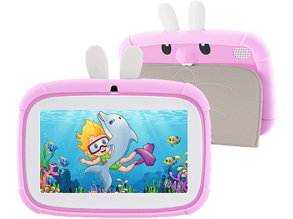 Tablet - DAM A133, Rosa, 32 GB, 7" WSVGA, 2 GB RAM, Allwinner A133 Quad-core ARM Cortex™ A53, Android, Infantil