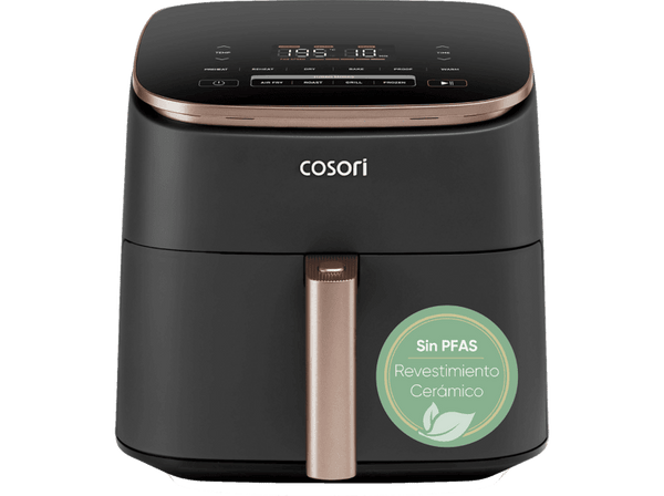 Freidora de aire - Cosori Turbo Blaze Chef Edition, Con Revestimiento Cerámico, 6 l, 1725 W, 230 °C, Negro