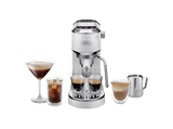 Cafetera express - De'Longhi Dedica Duo EC890.WI, 1450 W, 15 bar, 1.1 l, Función 2 tazas, Blanco