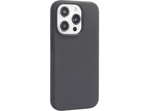 Funda - ISY ISC 2335, Para Apple iPhone 15 Pro Max, Silicona, Antisalpicaduras, A prueba de golpes, Negro
