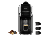 Cafetera de cápsulas - Cecotec FreeStyle Compact, 19 bar, 0.6 l, 1450 W, Plateado/Negro