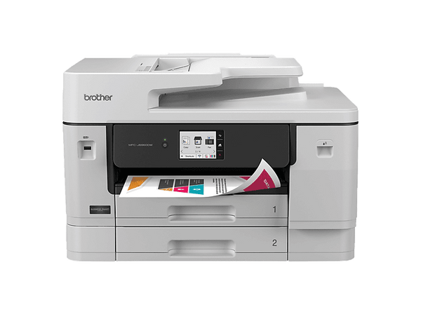 Impresora multifunción tinta - Brother MFC-J6960DW, hasta A3, WiFi, Gigabit Ethernet, 31ppm, ADF, Gris