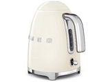 Hervidor de agua - Smeg KLF03CREU, 2400W, 1.7L, Indicador de nivel de agua, Inox, Crema