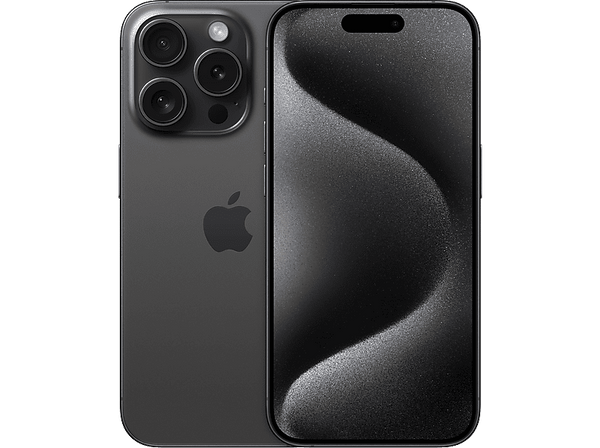 Apple iPhone 15 Pro, Titanio Negro, 128 GB, 5G, 6.1"  Pantalla Super Retina XDR, Chip A17 Bionic, iOS