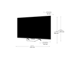 TV QLED 65 - Haier Q80F Series H65Q80FUX, Smart TV (Google TV), HDR 4K, Direct LED, Dolby Atmos-Vision, Gaming 120 Hz, Plata