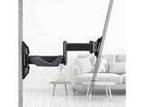 Soporte TV - Hama 220825, 10-26, Giratorio, 66 cm, VESA 100x100, Hasta 25 kg, Negro