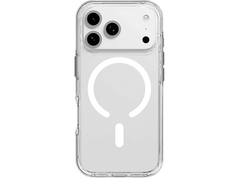 Funda móvil - CellularLine Gloss Mag, Para Apple iPhone 18 Pro Max, Antigolpes, MagSafe, Carga inalámbrica, Transparente
