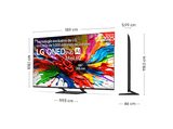 TV QNED MiniLED 85 - LG 85QNED93A6A, UHD 4K, Procesador Inteligente α8 AI Processor 4K Gen2, Smart TV, DVB-T2 (H.265), Negro