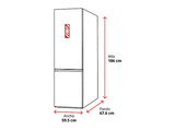 Frigorífico combi - LG GBG5160CPY, Total No Frost, 186 cm, 349 l, Instaview™, DoorCooling+, Inox antihuellas