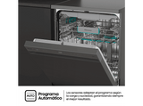 Lavavajillas - Hisense HS663A90XUK, 16 servicios, 8 programas, 60 cm, Tecnología Inverter, Secado Extra, Tercera Bandeja, Acero inoxidable