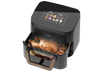 Freidora de aire - Cecotec Cecofry&Grill Smokin' 11000, 2900 W, 11 L, Triple grill, Ahumador, Temperatura dual, Negro