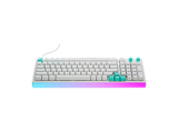 Teclado gaming - Logitech G G512 X 75, Cable, Dual Swap, Mecánico/Analógico TMR intercambiable, Tasa de sondeo 8K, RGB, Personalizable, PC-Mac, Blanco