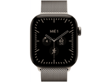 Apple Watch Series 12 (2026), GPS+CEL, 42mm, Caja de titanio Natural, Correa Milanese Loop Natural, Siri AI