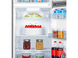 Frigorífico dos puertas - Midea KFK 531 E NF IN, No Frost, 169.6 cm Alto, 325 l, Descongelación automática,  Multi Air Flow, Fresh Box, LED, Inox