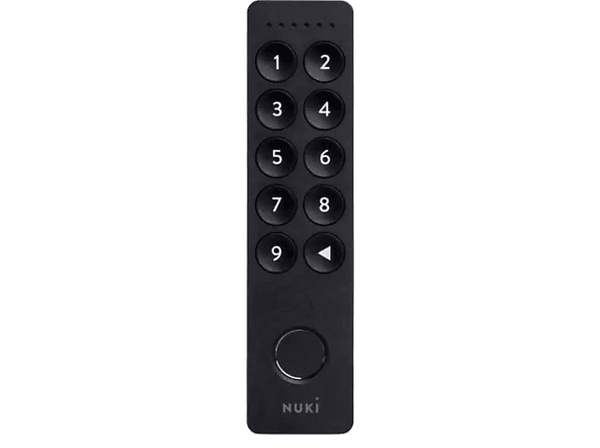Abrepuertas - Nuki Keypad 2.0, Con huella digital o Código de seguridad, Negro