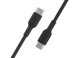 Cable USB - Belkin Cable USB-C a USB-C de 60 W, 2m, Universal, Carga Rápida, Negro