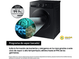 Lavadora secadora - Samsung WD11DG5B15BBEC, 11kg, 6kg, 1400 rpm, Air Wash, WiFi, Negro