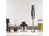 Batidora de mano - Cecotec Powergear 1500 XL MASH PRO, 800 ml, 1500 W, Barillas, Picadora, Pasapurés, Negro