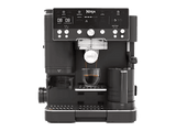 Cafetera express - Ninja Luxe Café Premier ES601EU, 9 bar, 1650W, 2 Tazas, Capacidad del depósito 2L, Capacidad de café en grano 250g, Negro