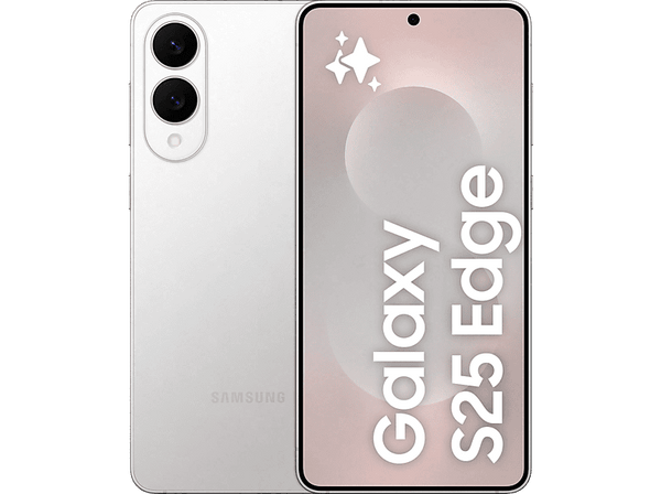 Móvil - Samsung Galaxy S25 Edge, Plata, 256 GB, 12 GB RAM, 6.7" WQHD+, Qualcomm Snapdragon 8 Elite, 3900 mAh, Android 15