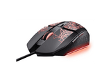 Ratón gaming - Trust Felox, Con Cable, 6400 DPI, Iluminación LED, Cable 1.5m, Negro