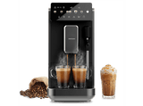 Cafetera superautomática - Cecotec Cremmaet Lungo Steam, Vaporizador, 5 bebidas, Pantalla táctil, 19 bares, Thermoblock, Molinillo integrado, Negro