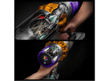 Aspirador escoba - Dyson V15 Detect™ Absolute, Potencia succión 240 AW, Autonomía 60 min, Minicepillo motorizado, 3 Modos, Láser, Sensor Suciedad