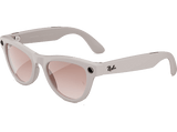 Gafas IA - Ray-Ban Meta, Skyler, Gris tiza brillante, Degradadas en rosa canela
