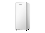 Frigorífico una puerta - Hisense RR220D4BWE, Cíclico, 126.5 cm, 165 L, Balconera XXL, Cajón frutas y verduras, Blanco