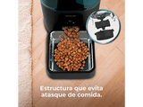 Comedero automático inteligente - Cecotec Comedero Pumba 6000 Purrfect Meal Smart,  Control WIFI, 6L de capacidad, Control de porciones, Alarma, Negro