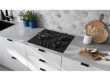 Placa de gas - Balay 3ETG663RN, 3 Zonas, 23 cm Diámetro Zona 1, 59 cm Ancho, Hierro Fundido, Negro