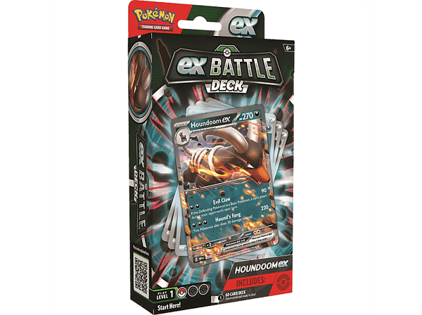Juego - Magicbox Pokémon TCG: Melmetal/Houndoom ex Battle Deck Display, Aleatorio