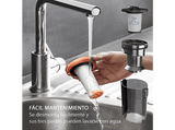 Aspirador escoba - Rowenta RH98A9WO X-Force Flex 12.60 Animal Care, 320 W, 0.9 L, 45 min, Tecnol. Ciclónica, 4 modos, Multisuperficie, Rojo