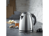 Hervidor de agua - WMF Stelio, 2400W, 1.2 L, Indicador luminoso agua, Filtro antical extraíble, Asa de goma antideslizante, Acero inoxidable Cromargan