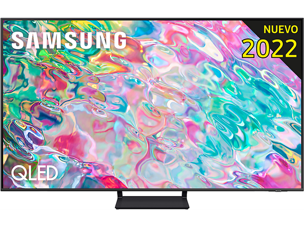 TV QLED 55" - Samsung QE55Q70BATXXC, QLED 4K, Procesador QLED 4K, Smart TV, Negro