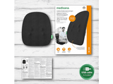 Masajeador - Medisana MC 500, Shiatsu para Espalda y Cintura, Inalámbrico, 2 Velocidades, Blanco
