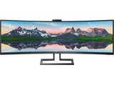 Monitor - Philips 499P9H, 48.8 Ultra Wide 5K, SuperWide 32:9, 5 ms, HDR400, LowBlue, USB-C, HDMI, Negro