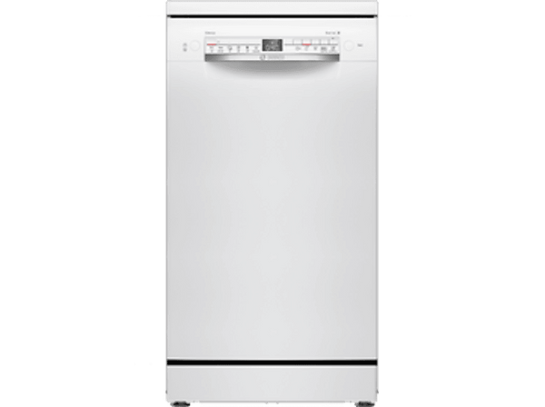 Lavavajillas - Bosch SPS2HKW55E, 10 servicios, 6 programas, 45 cm, Home connect, Smart start, Extra secado, Blanco