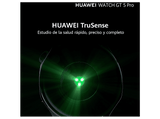 Smartwatch - Huawei Watch GT5 Pro 42mm, Llamadas Bluetooth, Respuesta con Teclado, Mapas Campos Golf, 7 días batería, Correa Cerámico Blanco