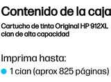 Cartucho de tinta - HP 912XL Azul Cián