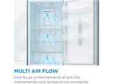 Frigorífico combi - Midea MDRB380FGE01A, No Frost, 180 cm Altura, 270 l, Control Electrónico, 4 Estrellas, Blanco