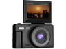 Cámara - Prixton Xplorer DV900, 64 megapixel, 4K 3840p, 3" Pantalla LCD, IPS, Zoom 4X, Flash, Negro