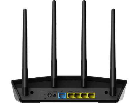 Router WiFi - ASUS RT-AX57, 3 Gbit/s, Wifi 6 Doble banda, Control parental, Compatible Aimesh, Gaming y Streaming, Negro