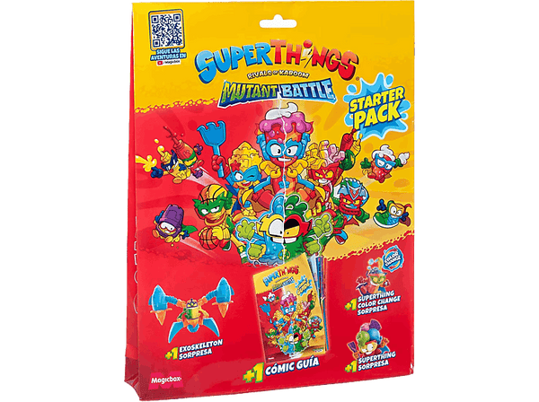 Figura - MagicBox Starterpack Superthings Mutant Battle, Figura aleatoria, Multicolor