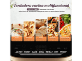 Freidora de aire - Cosori Turbo Tower Pro Smart™ Chef Edition, 2630 W, 10.8 l, 2 cestas, 30º - 230ºC, Wifi, Negro
