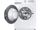 Lavadora carga frontal - Samsung WW90DG6U85HHU3, 9 kg, 1400 rpm, Autodosificador,  AI EcoBubble™,  AI Wash, Blanco