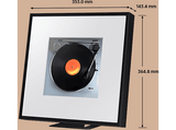 Barra de sonido - Samsung MUSIC FRAME HW-LS60D/ZF, Bluetooth, 6 altavoces, Dolby Atmos inalámbrico, Negro